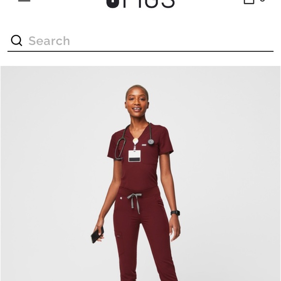 FIGS Catarina One-Pocket Scrub Top S AYA Healthcare - Picture 2 of 9